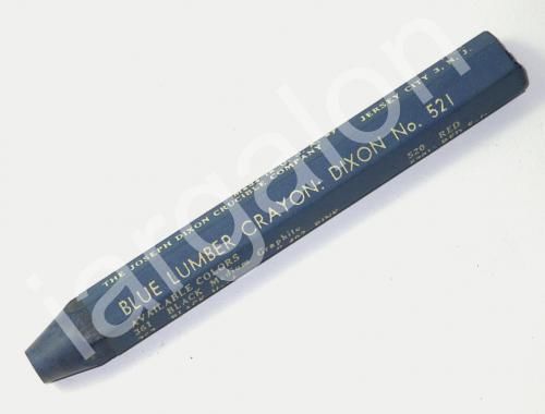 Vintage dixon lumber crayon blue 521 new for sale