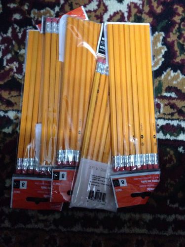 Lot of 20 New STAPLES BRAND Yellow Barrel HB #2 Pencils