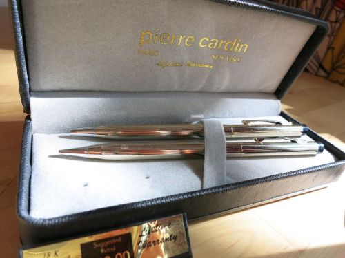 18k Gold Filled ~ Pierre Cardin Pen and Pencil set NIB