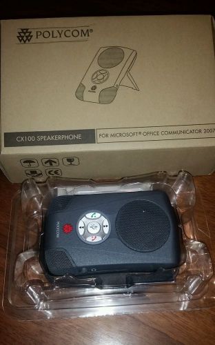 NEW - Polycom CX100 IP Speakerphone for Microsoft Communicator 2007 &amp; Lync 2010