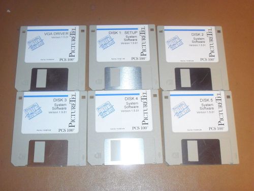 Vintage PictureTel PCS 100 System Software Installation Disks Version 1.5.01