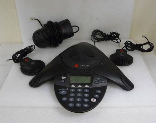 Polycom 2201-16200-001 soundstation2 expandable conference phone set for sale