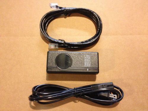 NIB 48VDC Power Over Ethernet PoE Power Supply Injector w/ Cable MiTel VoiP WAP