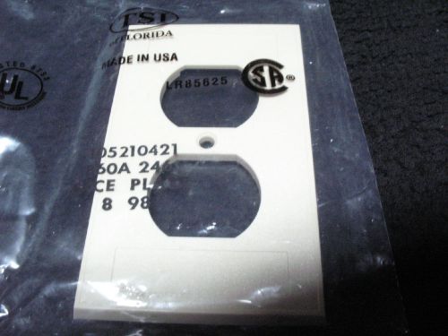 Tsi face plate 860a-246 ivory (28 each) 105210421 wall premise telecom block for sale
