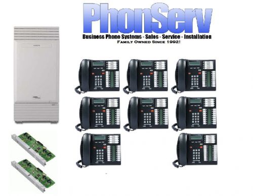 Nortel mics 4 to 8 lines 8 business digital phone system t7316 norstar 0x32 for sale