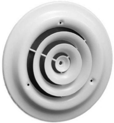 American Metal Products 1500W6 6-Inch White Round Ceiling Diffuser Ceiling, Wall