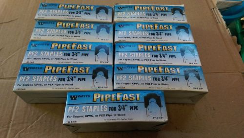 LOT OF 900 3/4&#034; WATTS PIPEFAST PF-2 STAPLES FREE SHIPPING