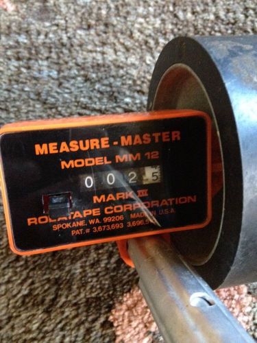 Rolatape Mm12 Measure-Master Single Wheel Measuring Tape 38&#034; Length