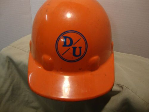 Vintage fibre metal hard hat D/U  Maybe Dupont embedded