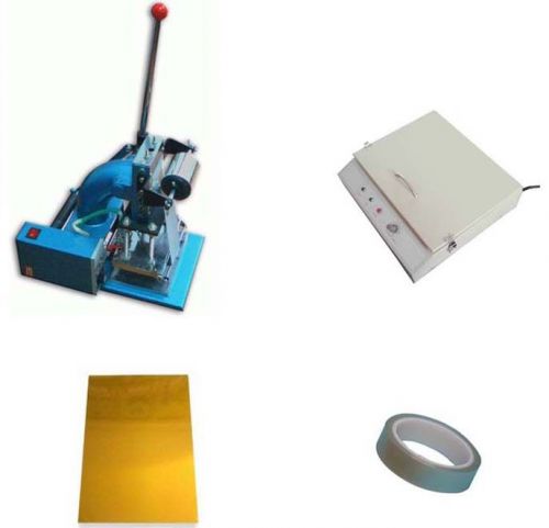 Hot foil stamp machine uv exposure unit photopolymer plate heat resistant tape for sale