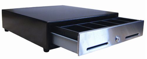 M-s cash drawer cf-405-m-b w/under counter brackets (pos printer interface) for sale