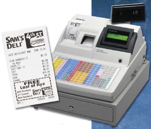 Sam4s er-5200 cash register with thermal printer (new) for sale