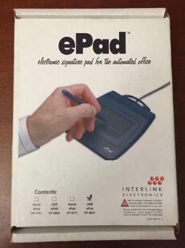 EPAD ~ VP9811 USB SIG PAD