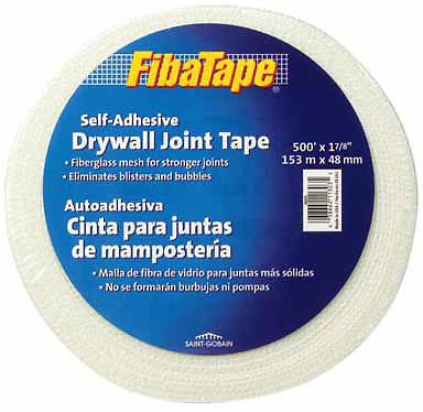 NEW! FIBATAPE Self Adhesive Drywall Joint Tape 1-7/8&#034; x 500&#039; FDW6583-U