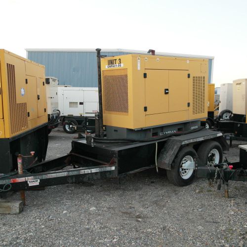 2002 50 kw cat / olympian portable genset sound attenuated for sale