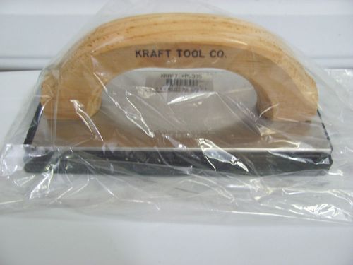 NEW Kraft PL395 8&#034; X 4&#034; Molded Black Rubber Float Wood Handle Masonry PL-395