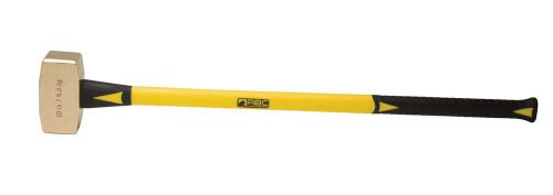 ABC Hammers Brass Sledge Hammer, 10-Pound, 33-Inch Fiberglass Handle, #ABC10BF