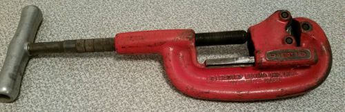 Rigid 2A Pipe Cutter 1/8&#034; To 2&#034; Heavy Duty No. 2A Made In USA