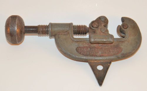 Vintage RIDGID SCREW FEED TUBING /PIPE  CUTTER  NO. 000  1/8&#034;,  1&#034; FAST SHIPPING