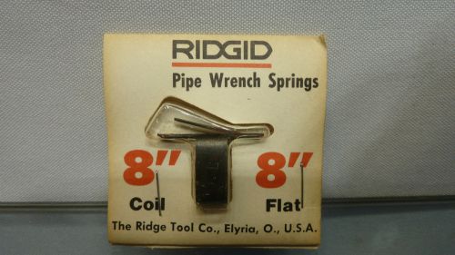 Ridgid # 31590 Coil and Flat Spring for 8&#034; Pipe Wrench Lot of 1 (NEW)