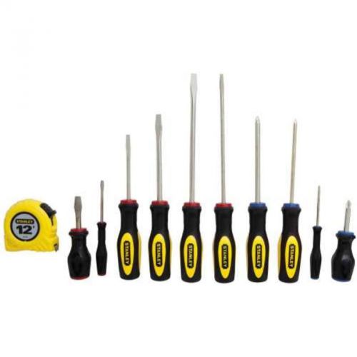 Fluted scrdrvr 10pc w/tape 60-112k stanley screwdriver sets 60-112k 076174601121 for sale