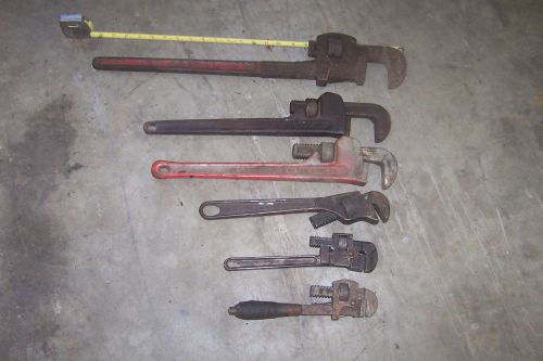 VINTAGE PIPE WRENCH ASSORTMENT