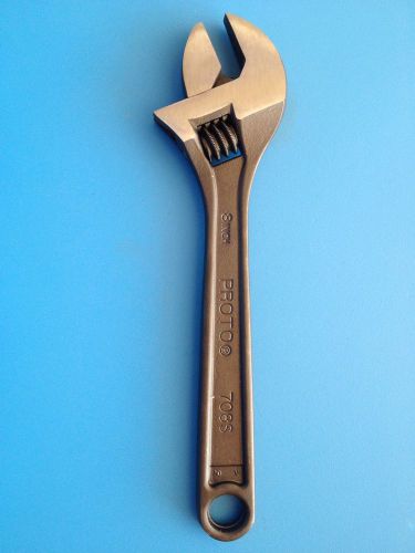 Proto j708s 8&#034; protoblack™ adjustable wrench for sale