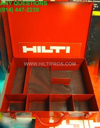 HILTI TOOL BOX, HEAVY DUTY, LOOKS NEW, PREOWNED, FOR FASTENERS, L@@K, FAST SHIP
