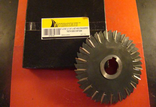 6&#034; x 3/16&#034; x 1-1/4&#034; x 42T Saw Blade, Staggered, HSS, Uncoated, Keyway, /HB1/