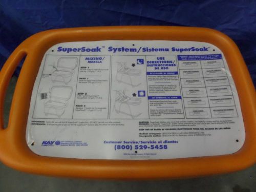 ECOLAB KAY SUPERSOAK SYSTEM 30 GALLON GREASE CLEANING TUB  FOR GREASE &amp; CARBON