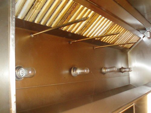 24&#039; hood system make up air and ventilation chinese food china restaurant for sale