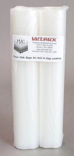 2 ROLLS 11x20 Vacupack Bag SOUS VIDE Food Vacuum Sealer Saver Storage Italy