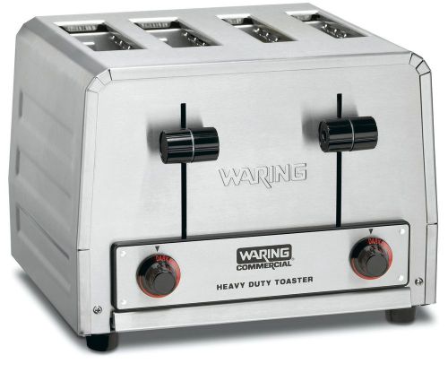 WARING Commerical WCT815 Heavy Duty Stainless Steel Bread Bagel 240 Volt Toaster