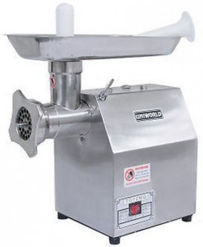 Uniworld NTC-12MG Commercial Electric Meat Grinder 1HP 250Lbs/Hr