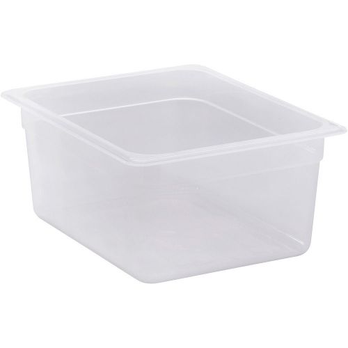 Cambro 1/2 gn food pan, 6&#034; deep, 6pk translucent 26pp-190 for sale