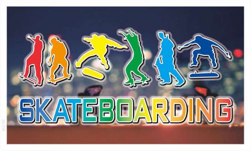 Bb709 skateboarding skateboard banner shop sign for sale