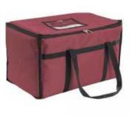 San Jamar FC2212-MRN Insulated Food/Pizza Carrier  Large  12&#034; Width x 22&#034; Height