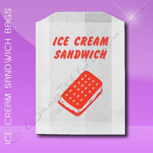 Ice Cream Bags – 4-1/2 x 1 x 5-3/4 – Ice Cream Sandwich