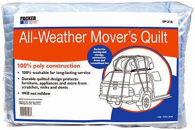 Schwarz 54&#034; x 80&#034;, All Weather Quilted Moving Blanket