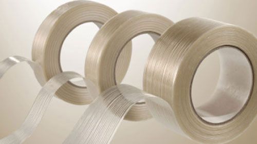 (48) 3/4&#034; x 60 yds vibac brand filament tape + tape dispenser  48 rls/cs 3.9 mil for sale