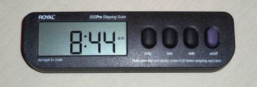 Royal dss pro 400 lbs.shipping scale wireless remote only lcd display for sale
