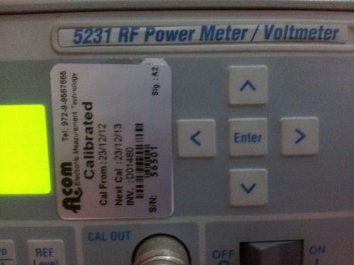 Boonton 5231 RF Power Meter / Voltmeter