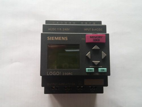 Siemens LOGO! 230RC LOGIC MODULE 6ED1 052-1FB00-0BA6 with memory card
