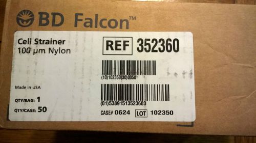 Case of 50 BD Falcon Cell Strainer 100um Nylon