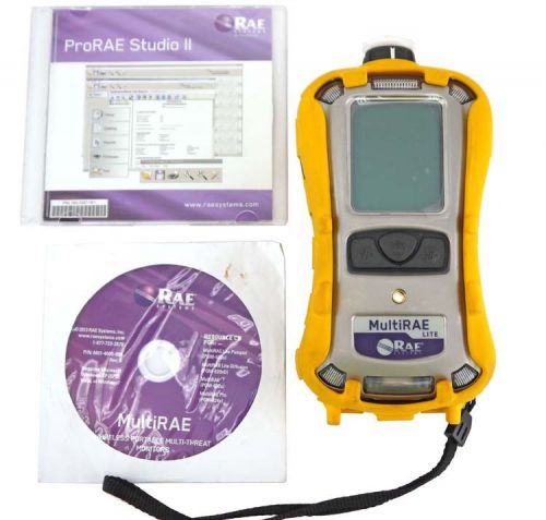 Rae multirae-lite pgm-6208 0-1000ppm voc pid sensor gas tester detector monitor for sale