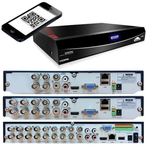 4 8 16 channel d1 960h cctv security dvr recorder iphone remote internet access for sale