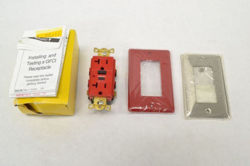 HUBBELL GFR5362RTR INDUSTRIAL TAMPER WIRING DEVICE GFCI RECEPTACLE 125V B250139