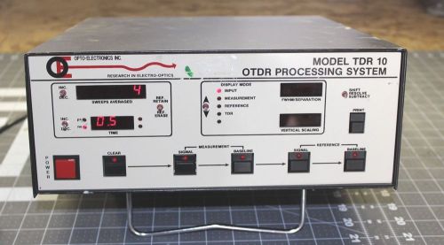 Opto-Electronics Model TDR10 OTDR Processing System