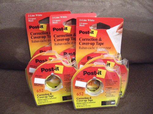 LOT OF 7...2 LINE POST-IT CORRECTION AND COVER UP TAPE
