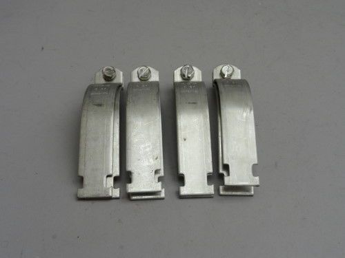 New rigid unistrut conduit pipe clamp 4&#034; stainless steel 4 pairs for sale
